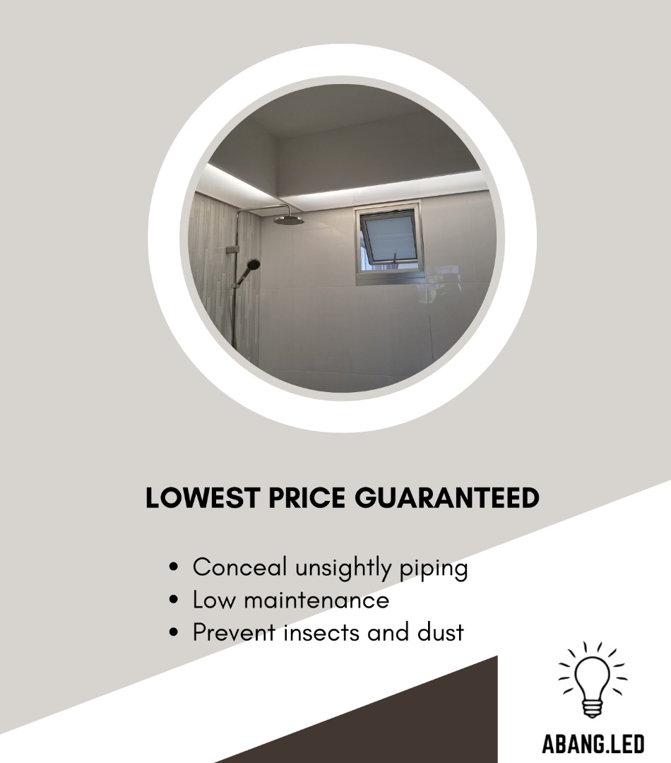 BTO Toilet Acrylic and LED, Furniture & Home Living, Lighting & Fans ...