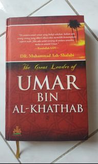 Buku Biografi THE GREAT LEADER of UMAR BIN AL-KHATHAB, HARD COVER,  by: DR Muhammad As-Shalabi