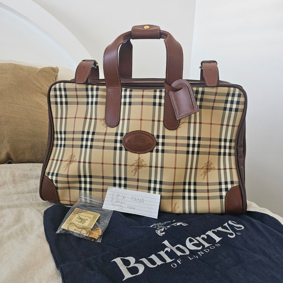 Burberry luggage best sale
