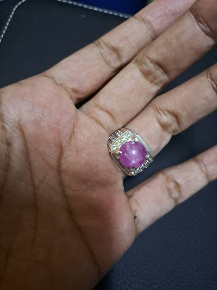 Mens burmese new arrivals ruby ring