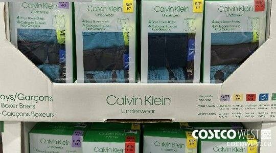 CALVIN KLEIN 4 PCS/BOXERS BOY'S  BRIEFS/ SIZES XS TO LARGE - From Canada🇨🇦