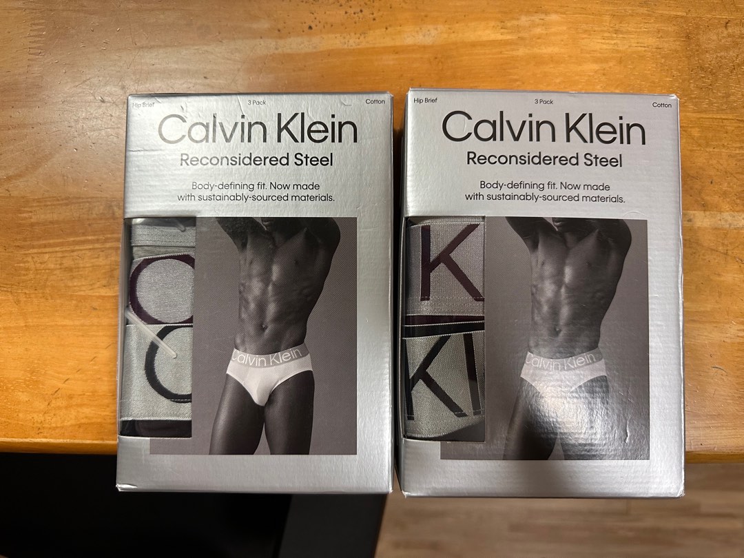 Calvin Klein underwear (STEEL), Men's Fashion, Bottoms, New
