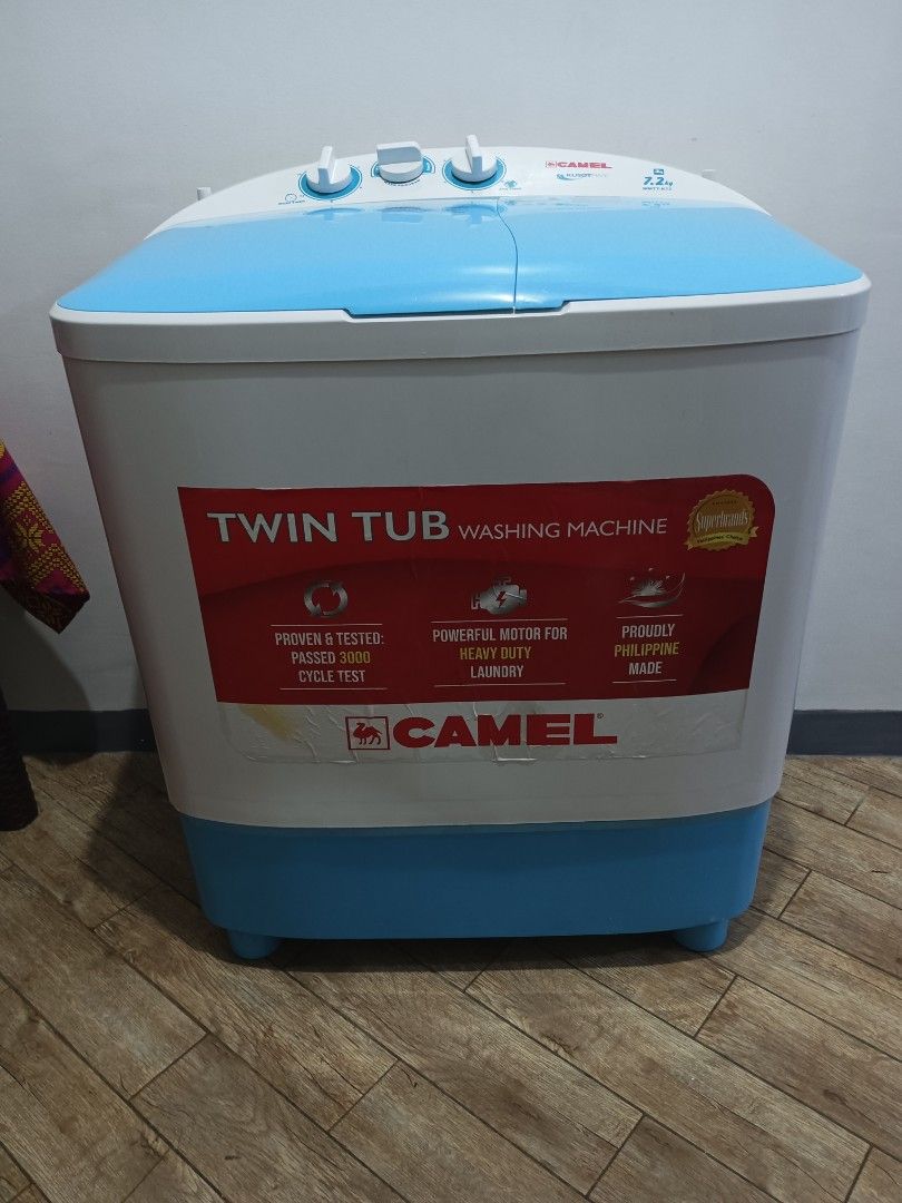 Camel 7.2 kg Twin Tub Washing Machine, TV & Home Appliances, Washing