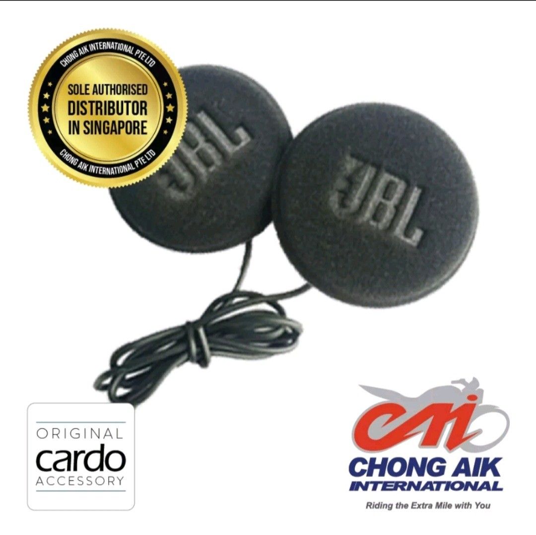 CARDO 45MM HD Set JBL Speakers Motorcycles