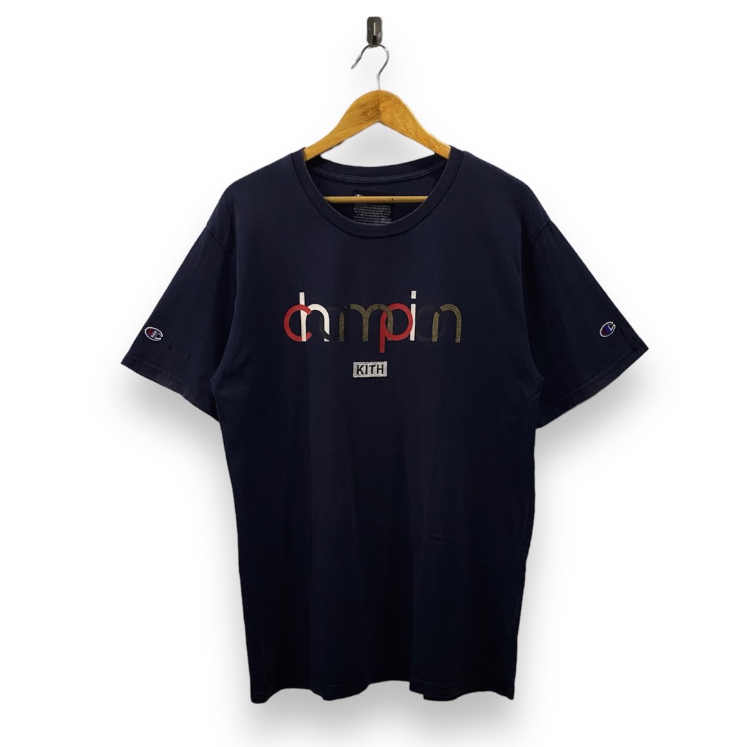 Champion X Kith, Men'S Fashion, Tops & Sets, Tshirts & Polo Shirts On  Carousell