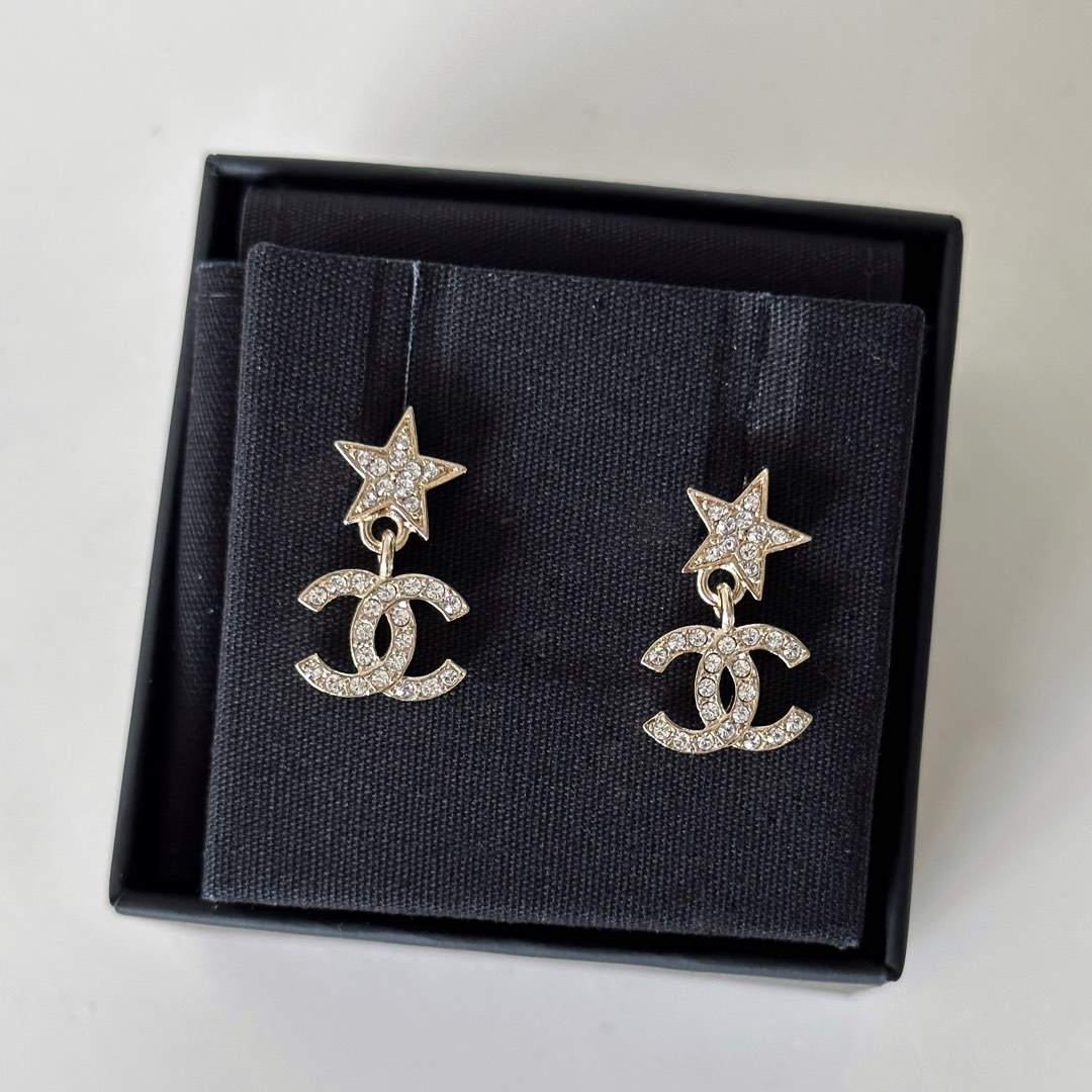 Swarovski chanel earrings best sale