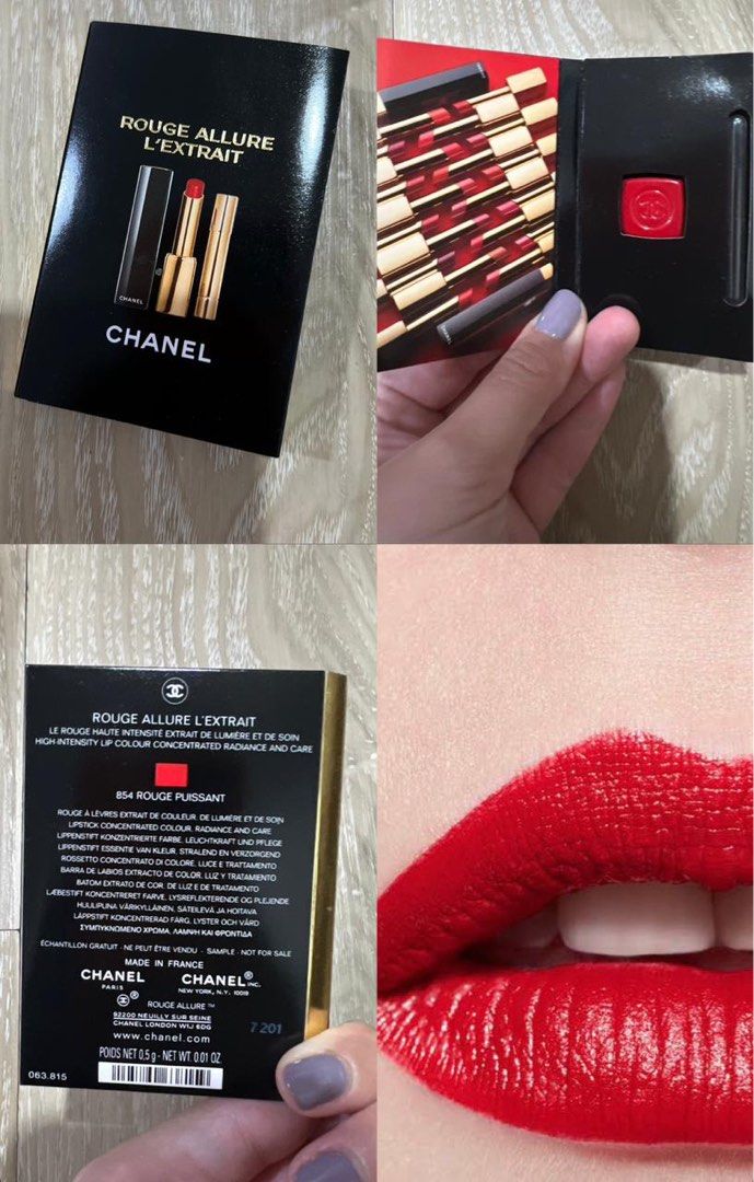 Chanel Rouge Puissant (854) Rouge Allure L'Extrait Lip Colour