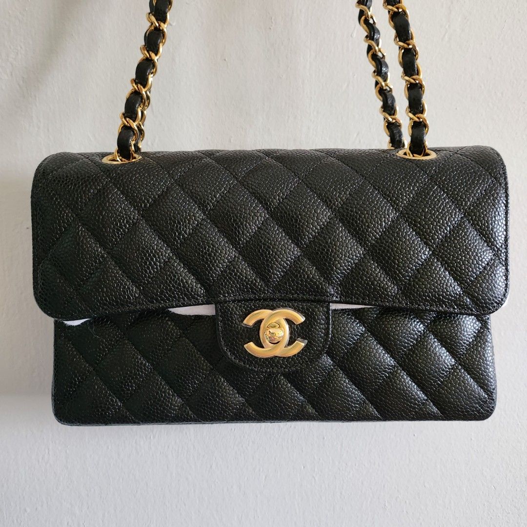 Chanel Small Classic Flap GHW, Luxury, Bags & Wallets on Carousell