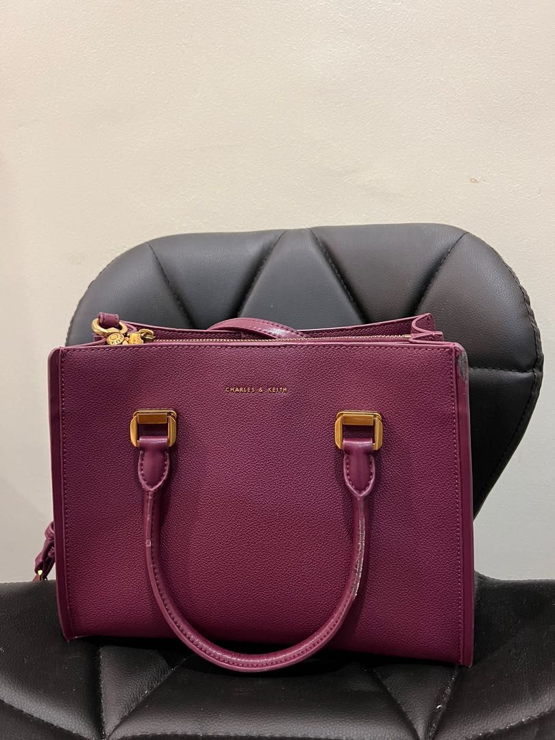Charles and on sale keith burgundy bag