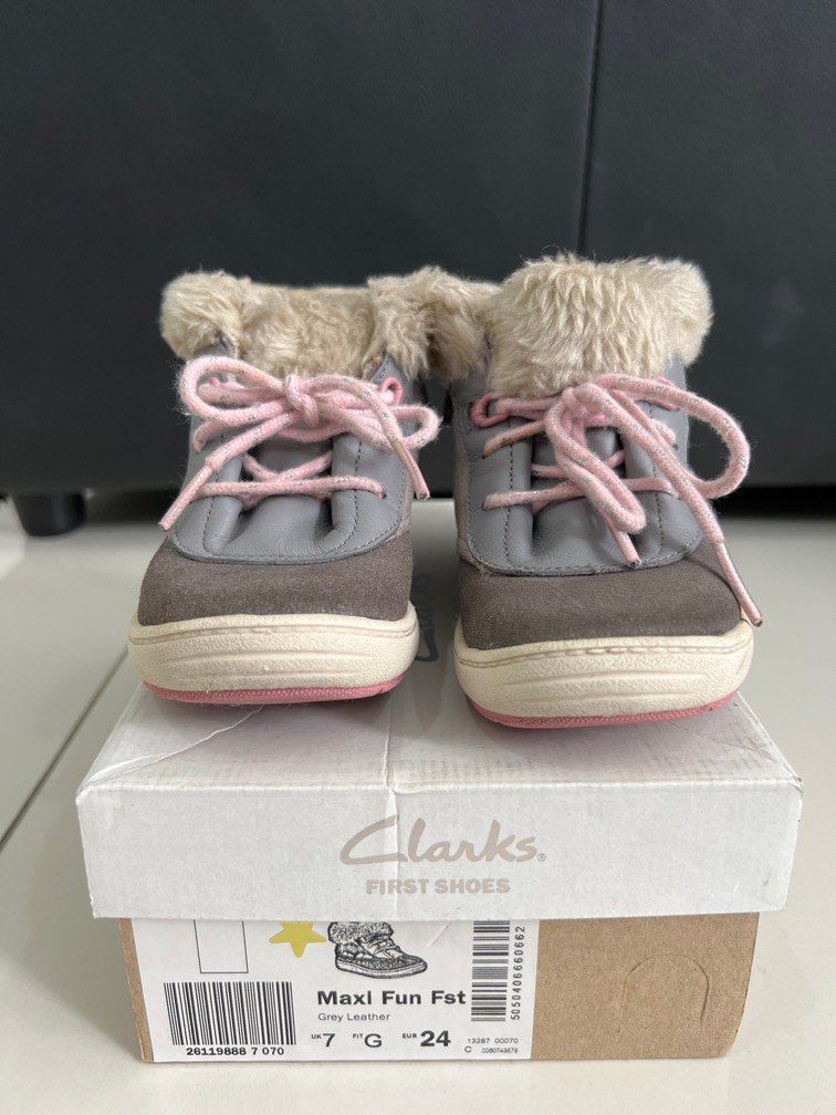 Clarks girls winter discount boots