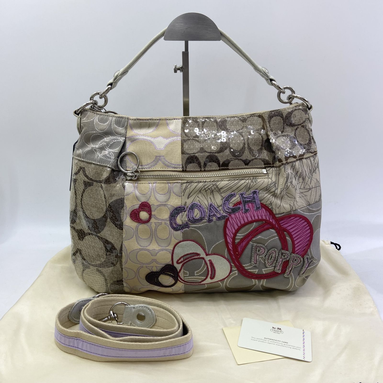 COACH Sequin Accessory Pouch 2way