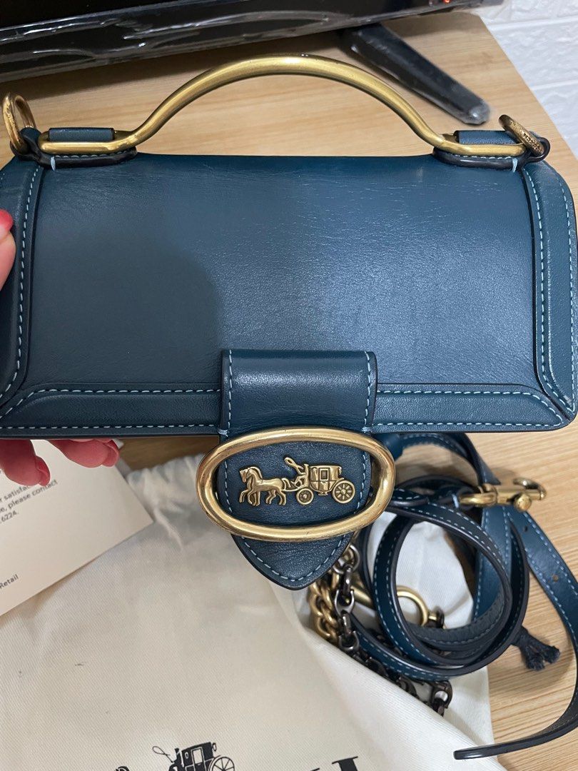 Riley top handle 18 peacock on sale