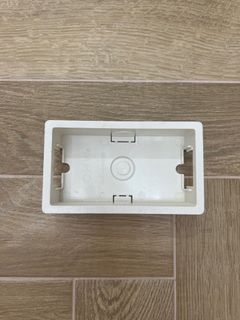 Concealed mounting box, White