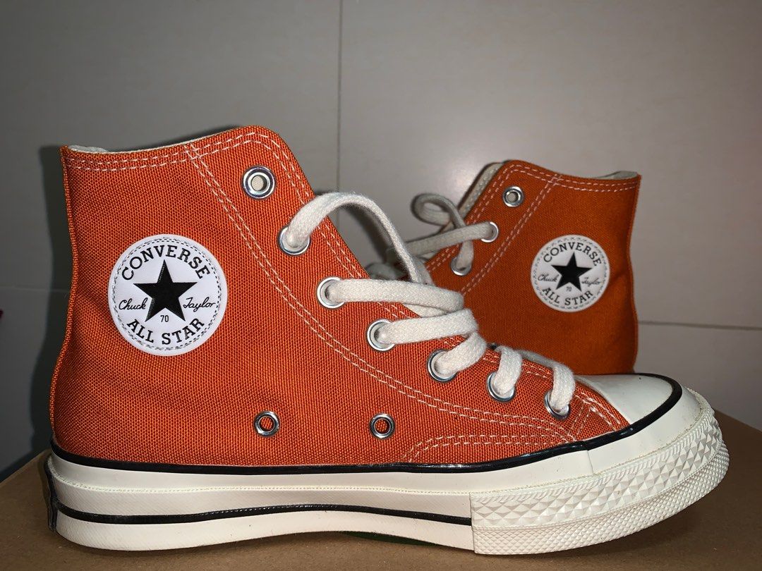 Orange converse all stars store