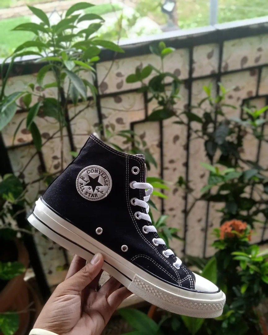 Converse 70s black sale egret dan biasa