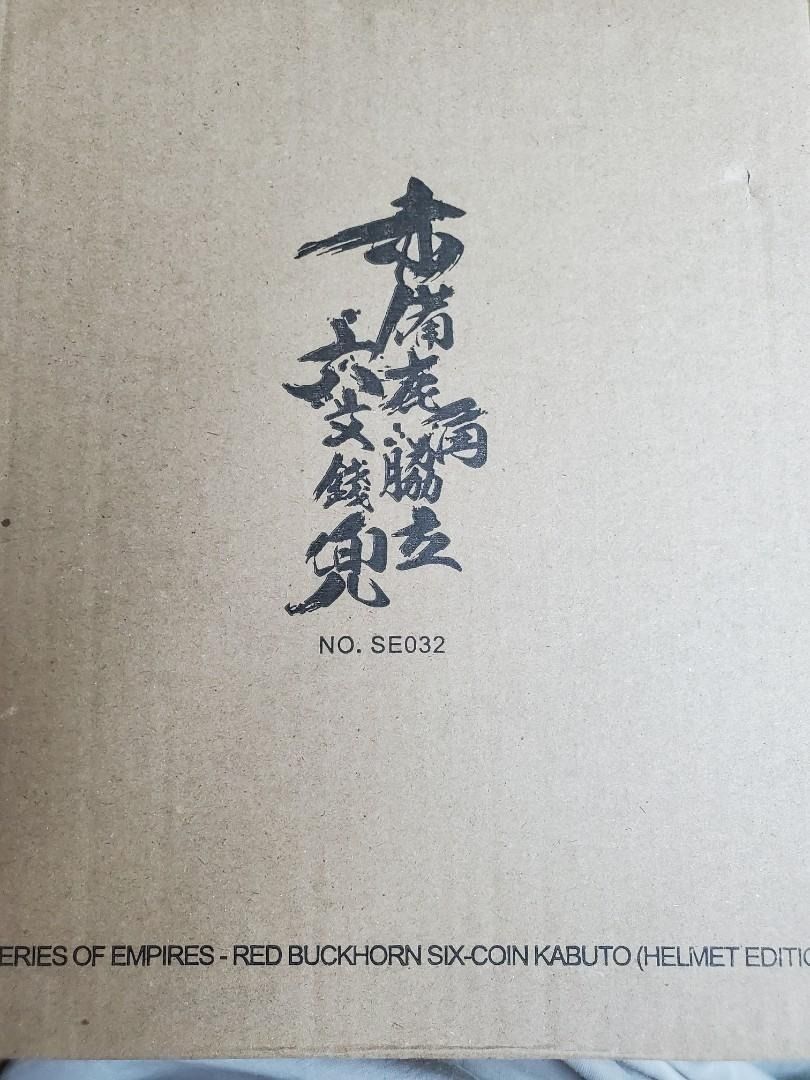 COOMODEL NO.SE032 1/6 日本武士帝國系列- 赤備鹿角脇力六文錢兜（兜鍪 