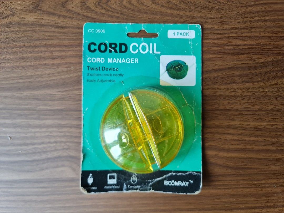 Cord Coil Cable Manager Cord Manager for Cable Organization, Computers