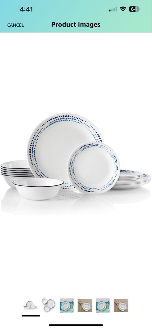 Corelle Chip Resistant Dinnerware Set, Furniture & Home Living
