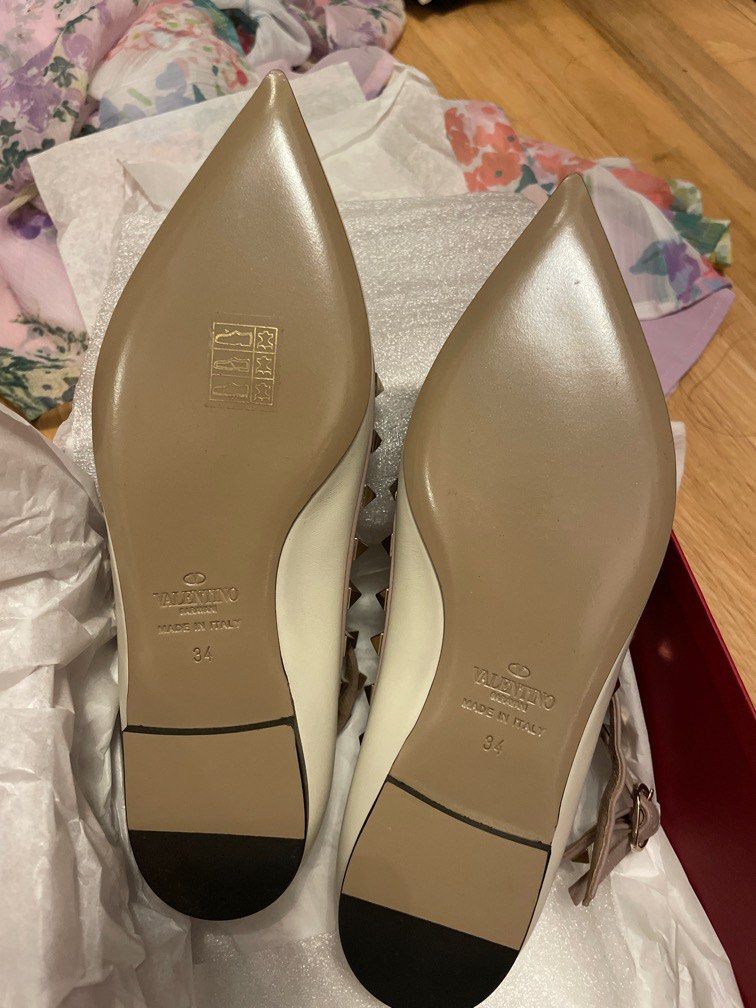 All white valentino best sale rockstud