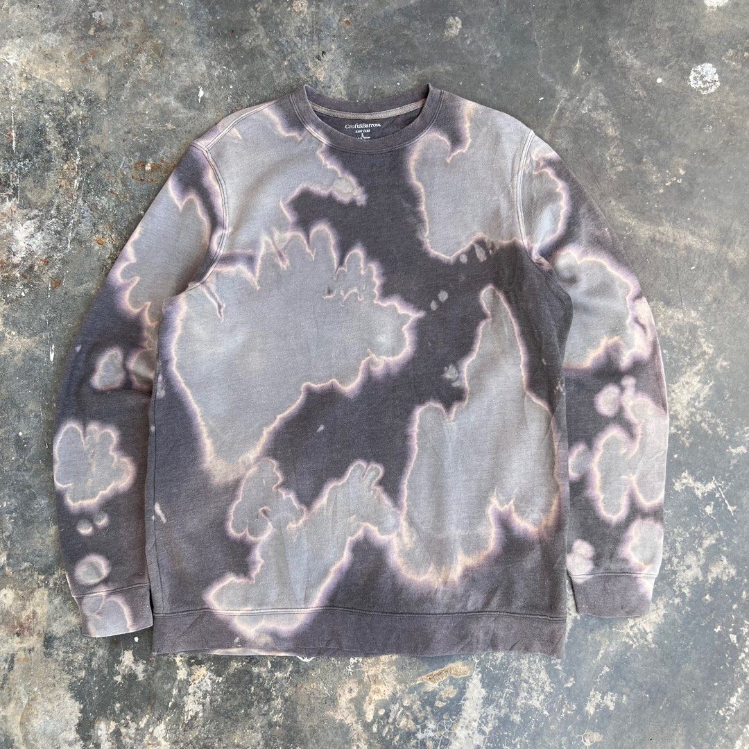 Croft u0026 Barrow Rare Tie Dye Design Crewneck Sweatshirt, Men's Fashion, Tops  u0026 Sets, Hoodies on Carousell