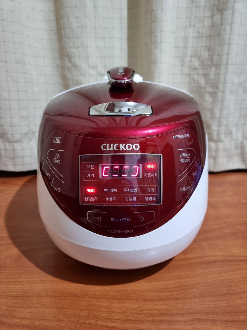 CUCKOO CRP-HPF0660SR Electric pressure Rice Cookers