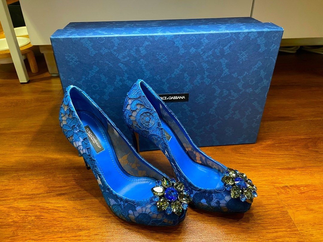 Dolce and on sale gabbana lace heels
