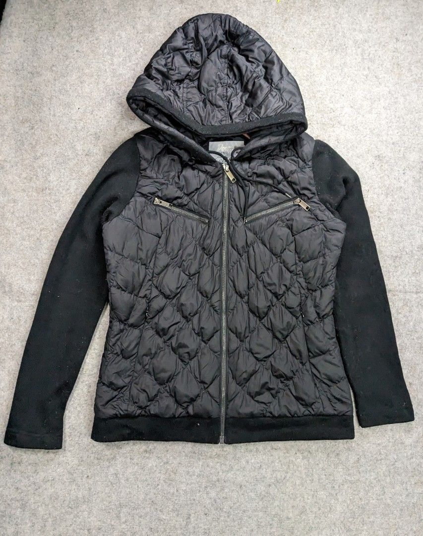 EDDIE BAUER EB550 Fill Power Quilted Down Puffer Jscket Hoodie Size Medium Women s Fashion Coats Jackets and Outerwear on Carousell