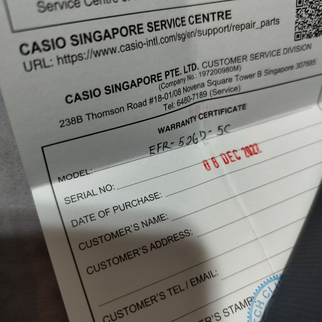 Edifice service center near me online