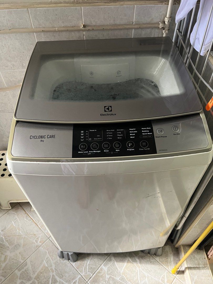 Electrolux Washing Machine Top Load 8kg, TV & Home Appliances, Washing