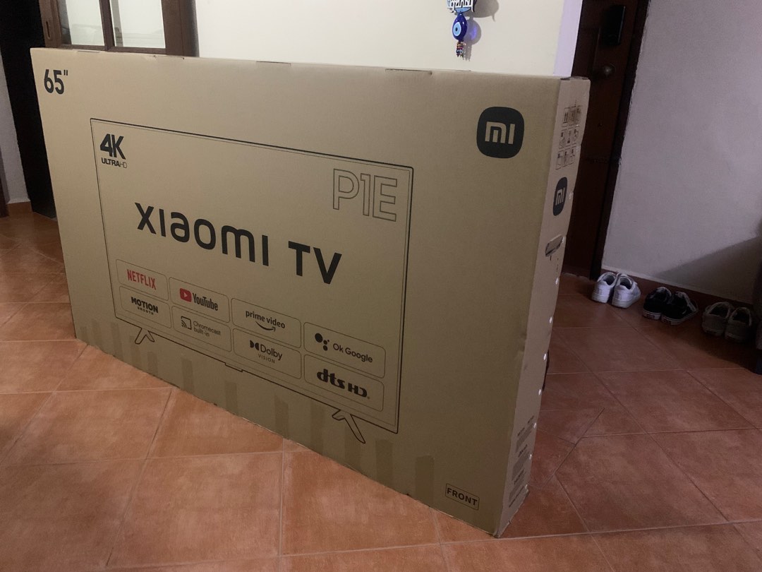 Empty 65 inch TV box, Furniture & Home Living, Home Improvement