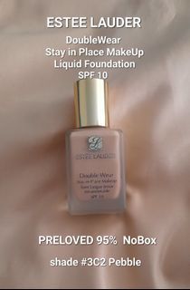 ESTEE LAUDER DoubleWear Stay in Place MakeUp Liquid Foundation SPF 10 (PRELOVED 95%  NoBox)
