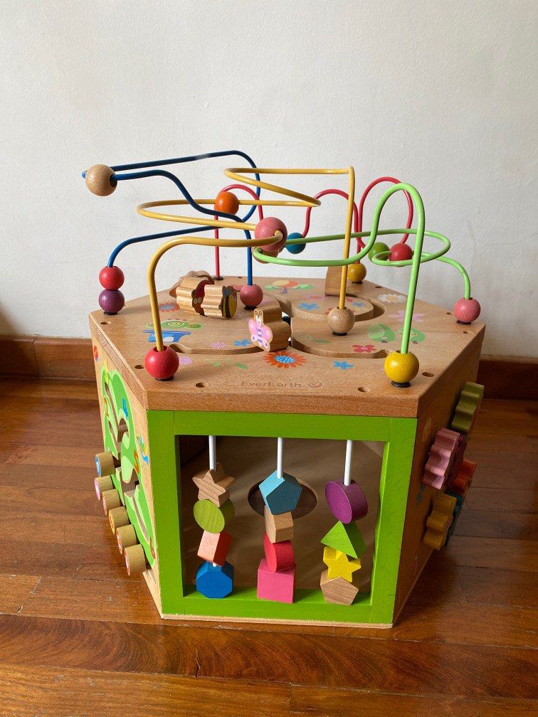 Everearth garden activity cube new arrivals