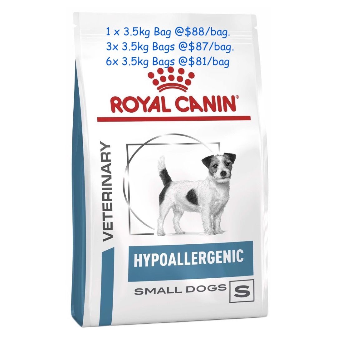Royal canin hypoallergenic small dog under 10 hotsell kg