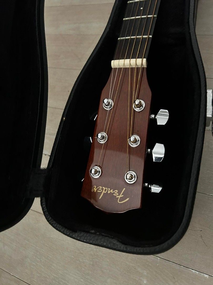 FENDER CD60CE SB-DS-V2 Acoustic Electric Guitar, Hobbies & Toys, Music ...