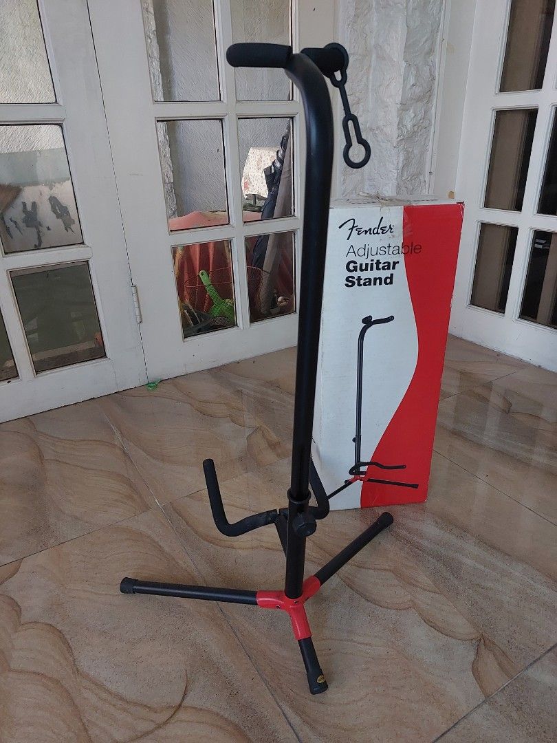 FENDER Adjustable Guitar Stand with Box on Carousell