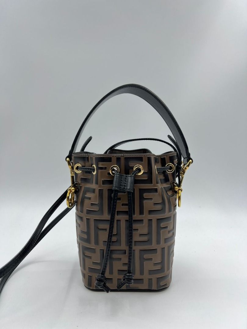 Fendi Mon Tresor Bucket Bag Zucca Denim Mini - ShopStyle