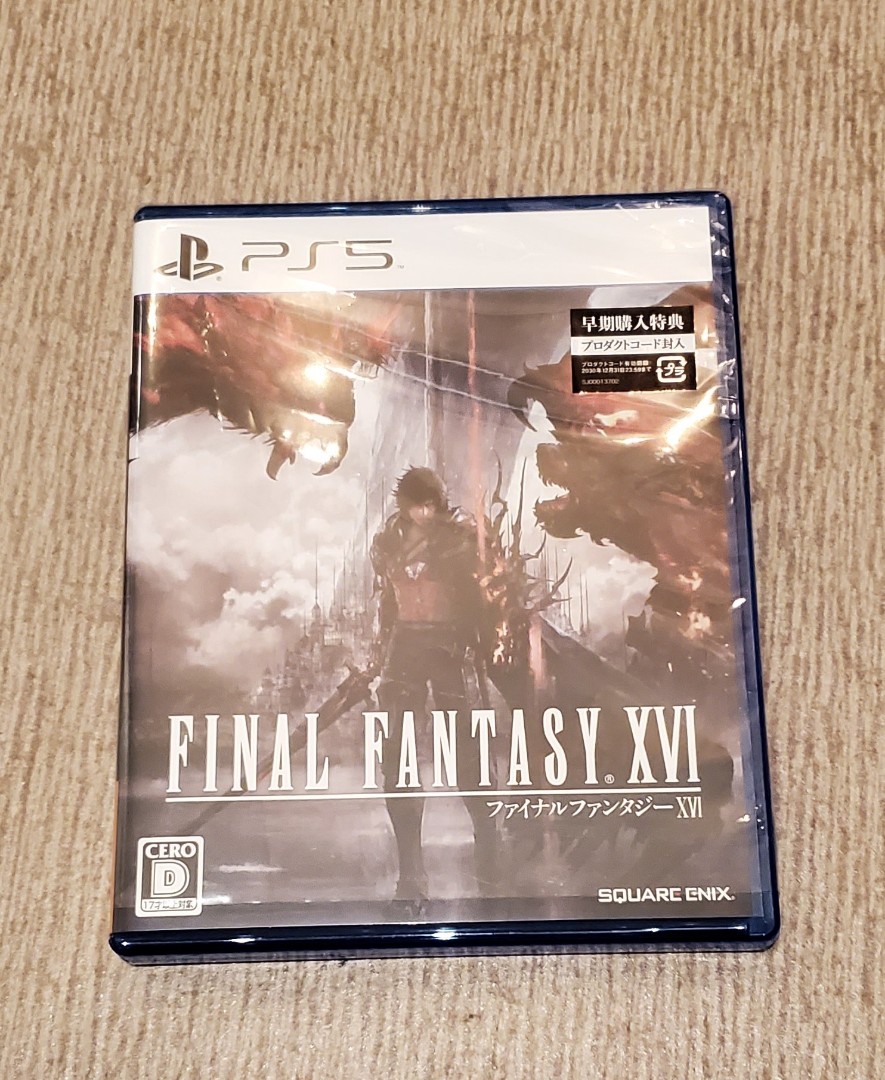 FFXVI Final Fantasy XVI PS5 Game 日本版, 電子遊戲, 電子遊戲