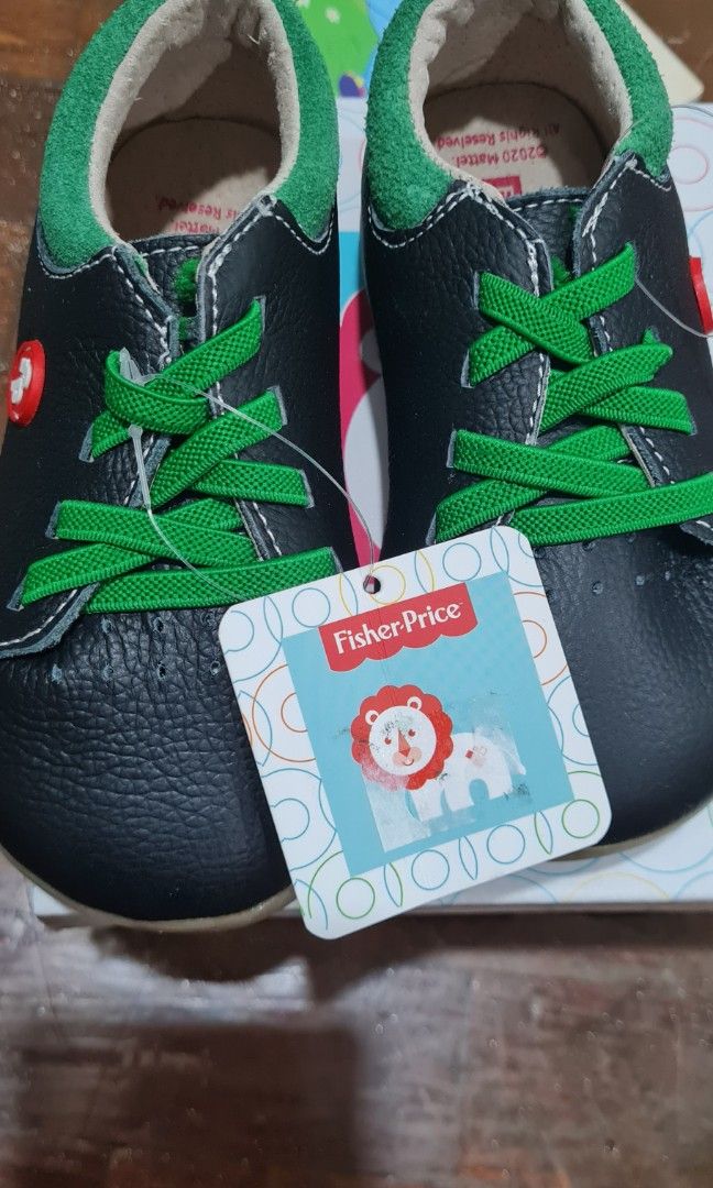 Fisher price infant shoes (Category: Babies & Kids Fashion) located in Muntinlupa City. Submitted by MrsJay (Listing ID 1240747261, Image 1). Description: brand new size 7.