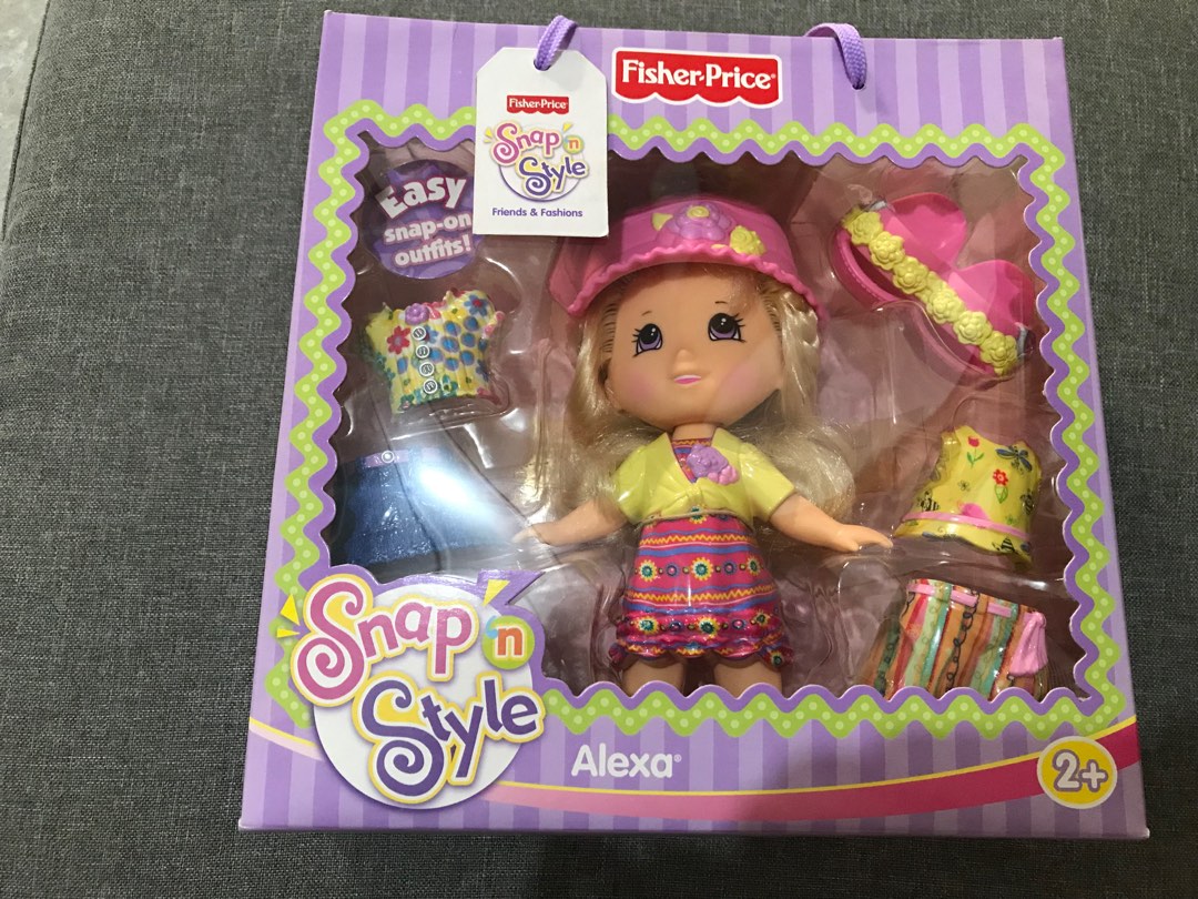 Fisher Price Snap n Style Doll Alexa, Hobbies & Toys, Toys & Games on ...