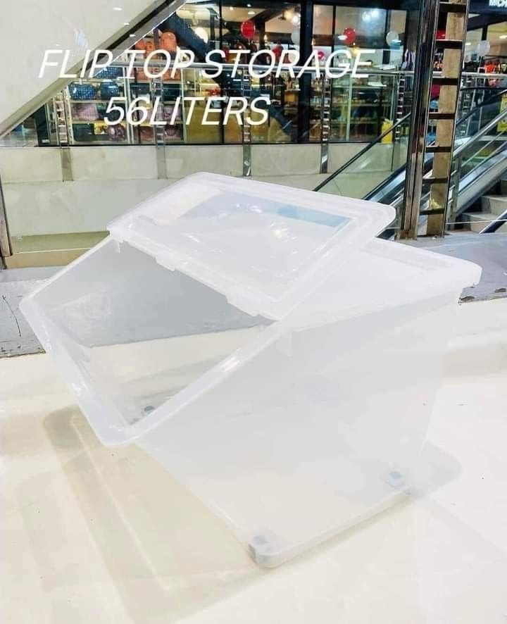 Fliptop Storage Box (56L), Furniture & Home Living, Home Improvement