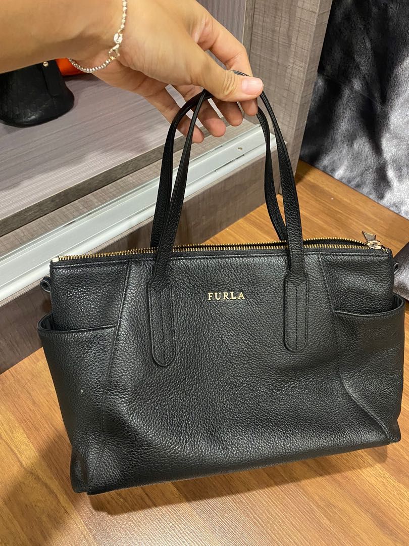 Furla ariana sales medium leather tote