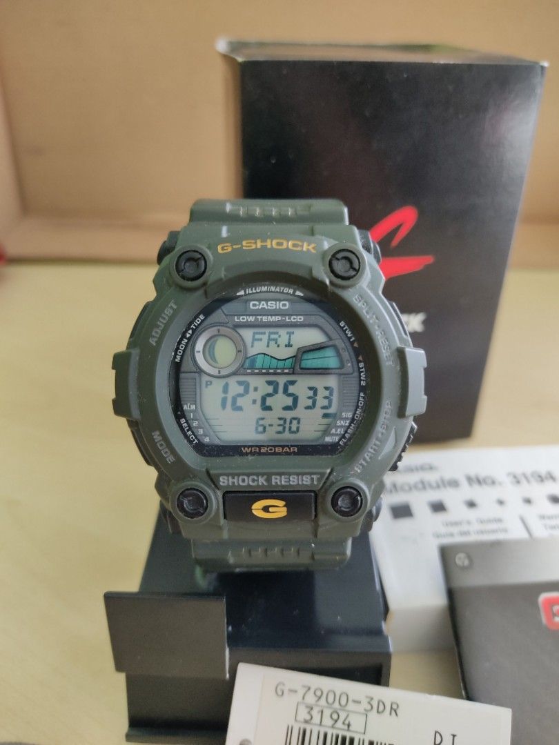 G shock Mat Moto Hijau Men s Fashion Watches Accessories