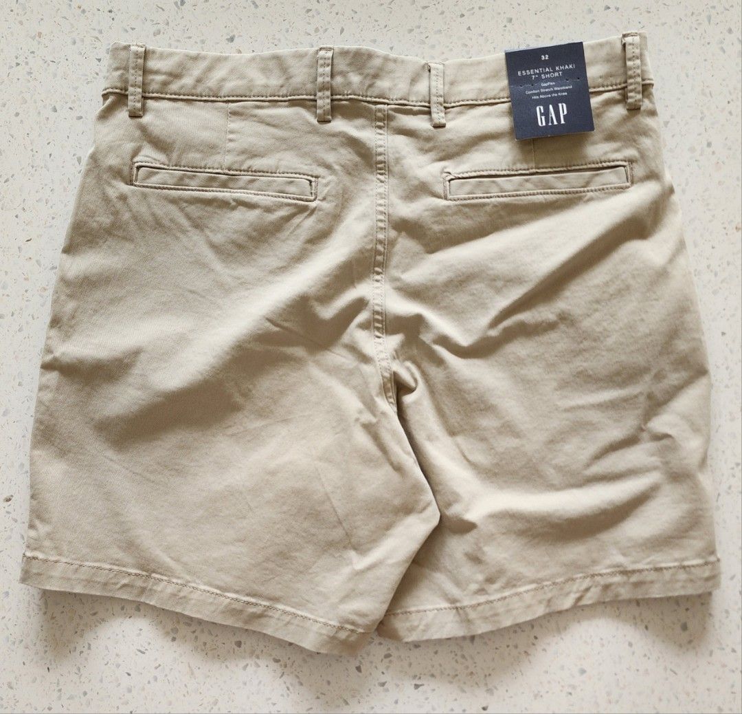 Gap khaki online shorts mens