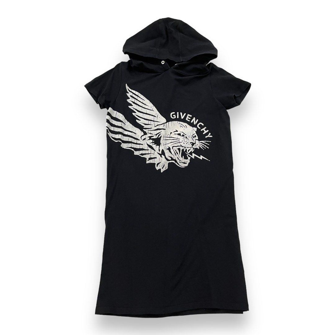 Givenchy Kids black hoodie dress