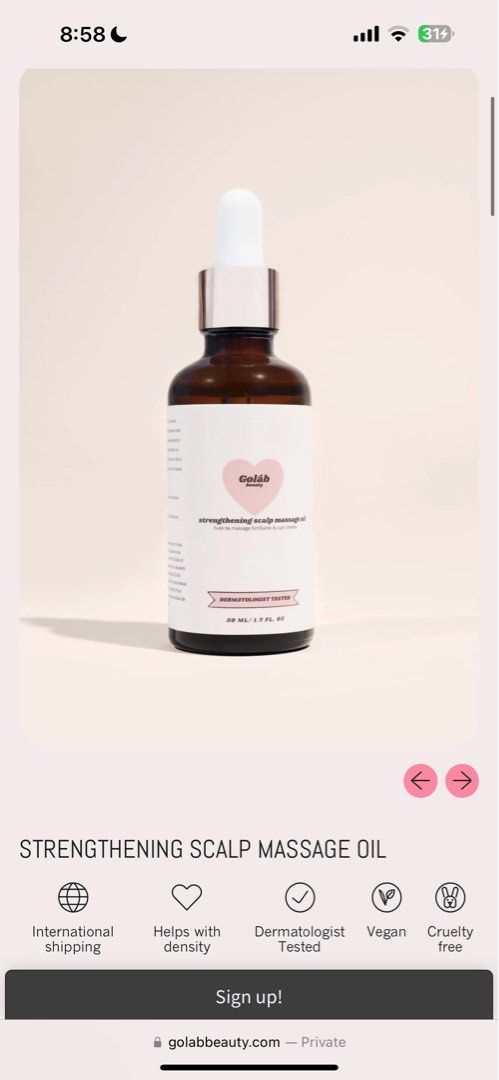 Crisp Golab Beauty Scalp Oil Moment Nature