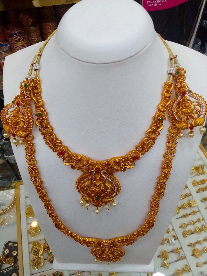 Gold plated top copper necklace