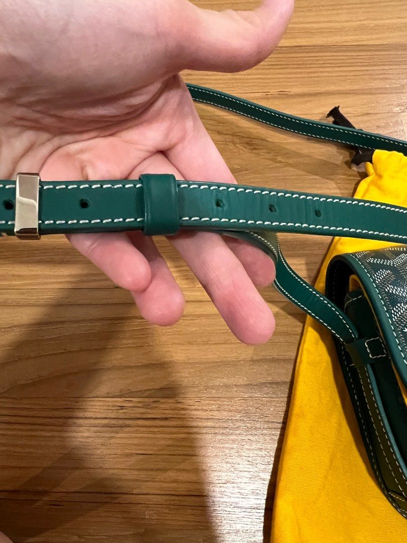 Goyard Green Belvédère PM Bag, Luxury, Bags & Wallets on Carousell
