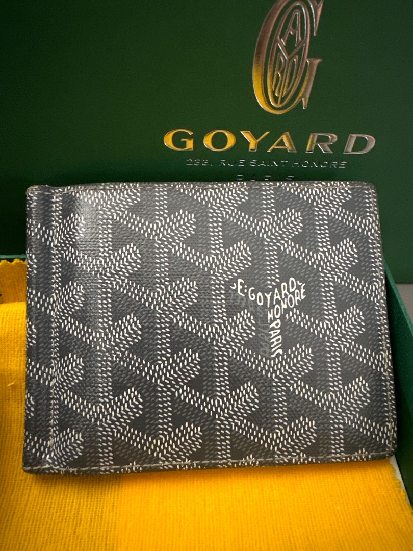 Goyard Bi-fold Wallet (Grey), Men's Fashion, Watches & Accessories, Wallets  & Card Holders on Carousell