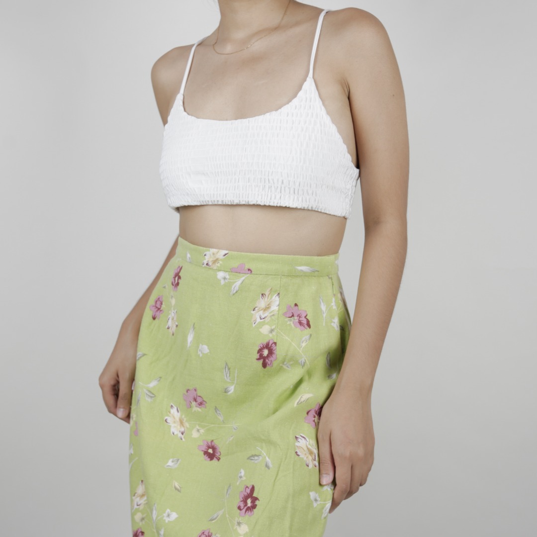 Green midi skirt 08 2025