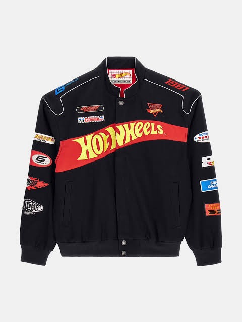 GUESS X HOT WHEELS JACKET, Men's Fashion, Coats, Jackets and Outerwear ...